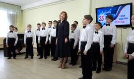 Концерт ко Дню защитника Отечества в Томской областной детско-юношеской библиотеке