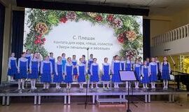 Хоровой коллектив «Первоцвет» и концертный хор «Подснежник» выступили с концертной программой «Рождественский венок»